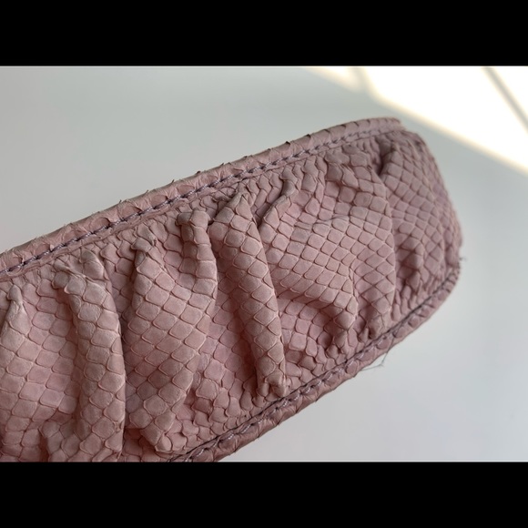 Auth Burberry python snakeskin belt pink sz 30/75 - Picture 13 of 15